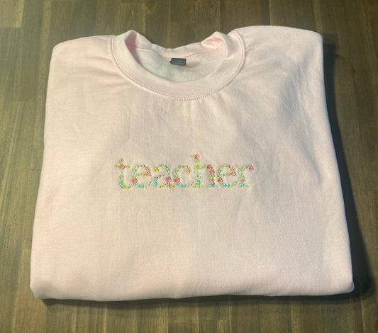 Teacher in Blossom Sweatshirt
