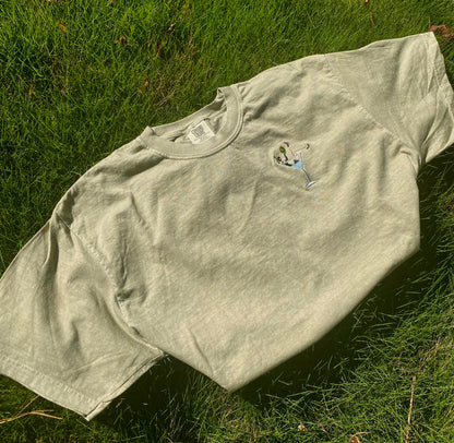 Lady in a Martini Pocket Tee